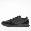 Мужская обувь Tommy Hilfiger Elevated Cupsole Leather Trainers FM0FM04929-BDS - черные