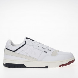 Мужская обувь Tommy Hilfiger Basket Street Mix FM0FM04970-YBS - белые