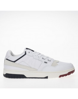 Мужская обувь Tommy Hilfiger Basket Street Mix FM0FM04970-YBS - белые