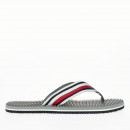 Японки Tommy Hilfiger Massage Footbed Oly Beach Sandal FM0FM05025-PRT - серые