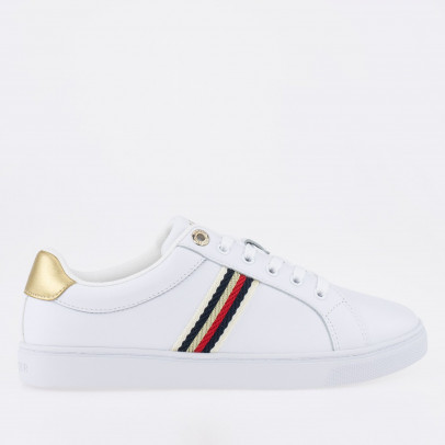 Кроссовки Tommy Hilfiger Corporate Webbing FW0FW07117-YBS - белые