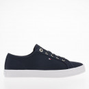 Кроссовки Tommy Hilfiger Essential Vulcanized Sneaker FW0FW07119-DW6 - темно-синие