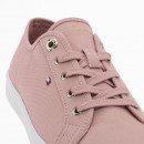Кроссовки Tommy Hilfiger Essential Vulcanized Sneaker FW0FW07119-TQS - розовые
