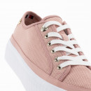Кроссовки Tommy Hilfiger Platform Vulcanized FW0FW07156-TQS - розовые