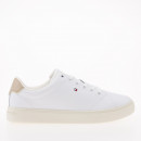 Кроссовки Tommy Hilfiger Essential Leather Flag Cupsole FW0FW07427-0LH - белые