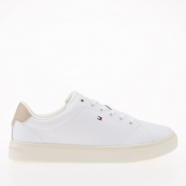 Кроссовки Tommy Hilfiger Essential Leather Flag Cupsole FW0FW07427-0LH - белые