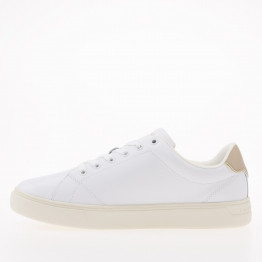 Кроссовки Tommy Hilfiger Essential Leather Flag Cupsole FW0FW07427-0LH - белые