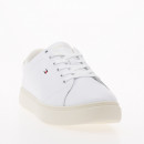 Кроссовки Tommy Hilfiger Essential Leather Flag Cupsole FW0FW07427-0LH - белые