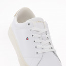 Кроссовки Tommy Hilfiger Essential Leather Flag Cupsole FW0FW07427-0LH - белые