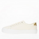 Кроссовки Tommy Hilfiger Essential Vulc Canvas FW0FW07682-AEF - бежевые
