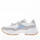 Женские кроссовки Tommy Hilfiger Chunky Feminine Runner Hardware FW0FW07703-PQT - бело-серые