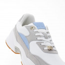 Женские кроссовки Tommy Hilfiger Chunky Feminine Runner Hardware FW0FW07703-PQT - бело-серые