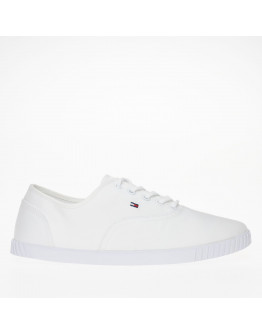 Кеды Tommy Hilfiger Canvas Lace Up FW0FW07805-YBS - белые