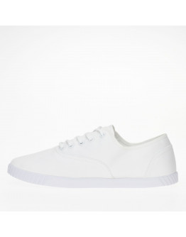 Кеды Tommy Hilfiger Canvas Lace Up FW0FW07805-YBS - белые