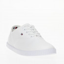 Кеды Tommy Hilfiger Canvas Lace Up FW0FW07805-YBS - белые