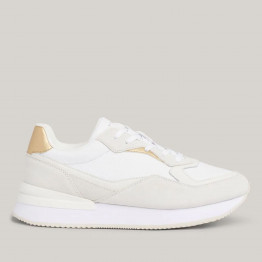 Женские кроссовки Tommy Hilfiger Lux Monogram Runner FW0FW07816-YBS - белые