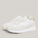 Женские кроссовки Tommy Hilfiger Lux Monogram Runner FW0FW07816-YBS - белые