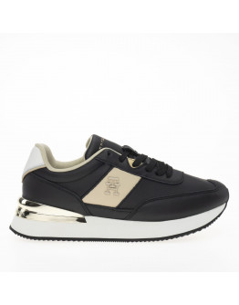 Женские кроссовки Tommy Hilfiger Elevated Feminine Runner Hw FW0FW07830-BDS - черные