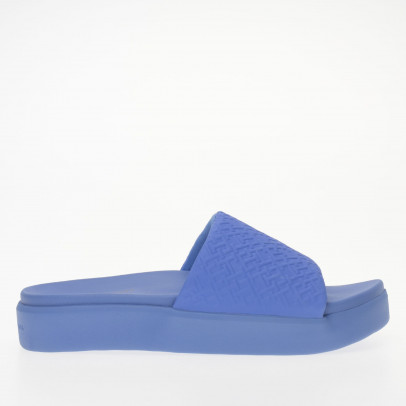 Тапочки Tommy Hilfiger Monogram Pool FW0FW07855-C30 - голубые
