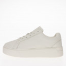 Женская обувь Tommy Hilfiger Nubuck Leather Platform Court FW0FW07912-YBL - бежевые
