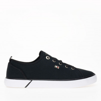 Кроссовки Tommy Hilfiger Vulc Canvas FW0FW08063-BDS - черные