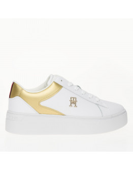 Женские кроссовки Tommy Hilfiger Platform Court FW0FW08073-0K6 - белые