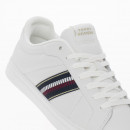 Женские кроссовки Tommy Hilfiger Icon Court Sneakers Stripes FW0FW08110-YBL - белые