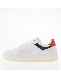 Кроссовки Tommy Jeans Premium Leather Basketball EM0EM01216-0GY - белые