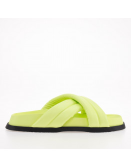 Тапочки Tommy Jeans Padded Toe Sandals EN0EN02175-MSA - зеленые