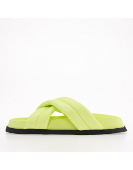 Тапочки Tommy Jeans Padded Toe Sandals EN0EN02175-MSA - зеленые