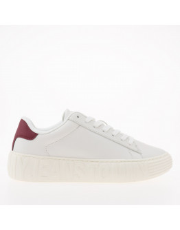 Кроссовки Tommy Jeans TJW New Cupsole Leath LC EN0EN02273-YBL - белые