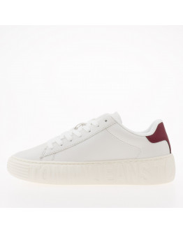Кроссовки Tommy Jeans TJW New Cupsole Leath LC EN0EN02273-YBL - белые