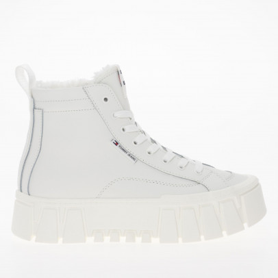 Обувь Tommy Jeans Vulc Flatform MC WL EN0EN02609-YBL - белая