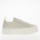 Женские кроссовки Tommy Jeans Vulc Flatform LC Leather EN0EN02610-ACG - бежевые