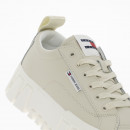 Женские кроссовки Tommy Jeans Vulc Flatform LC Leather EN0EN02610-ACG - бежевые