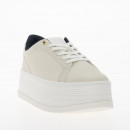 Женские кроссовки Tommy Jeans Platform Sneaker Triangle FW0FW08115-ACG - бежевые
