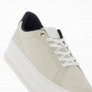 Женские кроссовки Tommy Jeans Platform Sneaker Triangle FW0FW08115-ACG - бежевые