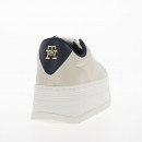 Женские кроссовки Tommy Jeans Platform Sneaker Triangle FW0FW08115-ACG - бежевые