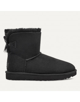 Женская обувь UGG W Mini Bailey Bow II 1016501-BLK - черные