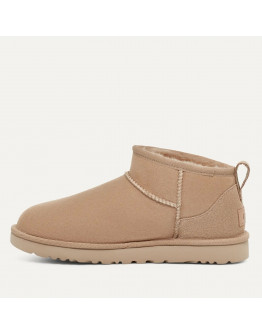 Женские ботинки Ugg W Classic Ultra Mini 1116109-SAN - бежевые
