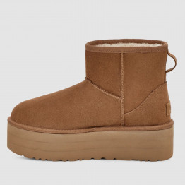 Женская обувь UGG Classic Mini Platform 1134991-CHE - коричневые