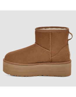 Женская обувь UGG Classic Mini Platform 1134991-CHE - коричневые