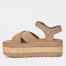 Сандалии Ugg Aubrey Platform Sandal 1152711-SAN - бежевые