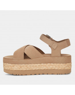 Сандалии Ugg Aubrey Platform Sandal 1152711-SAN - бежевые