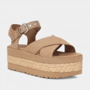 Сандалии Ugg Aubrey Platform Sandal 1152711-SAN - бежевые