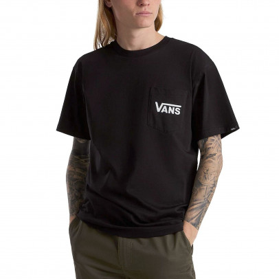 Мужская футболка Vans Style 76 SS VN00004WY281 - черная