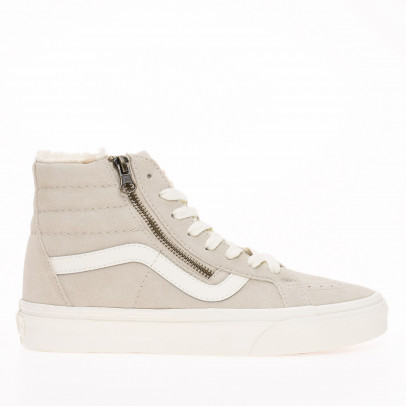 Кроссовки Vans Sk8-Hi Reissue Side Zip VN0007NZBLL1 - бежевые