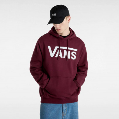 Толстовка Vans Classic Pullover VN000HNXK1O1 - бордовая
