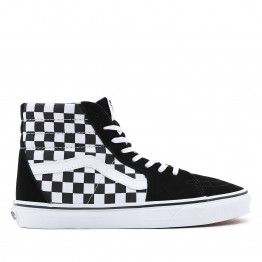 Кроссовки Vans Checkerboard SK8-HI VN0A32QGHRK1 - черные