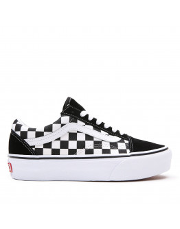 Обувь Vans Checkerboard Old Skool Platform VN0A3B3UHRK1 - черные